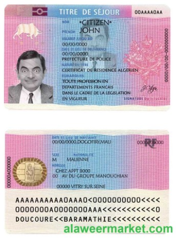 France residence permit (titre de séjour)